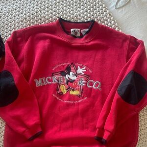 Disney Red Mickey & Co. Sweater